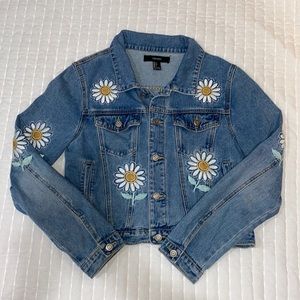 Flower Patch Jean Jacket